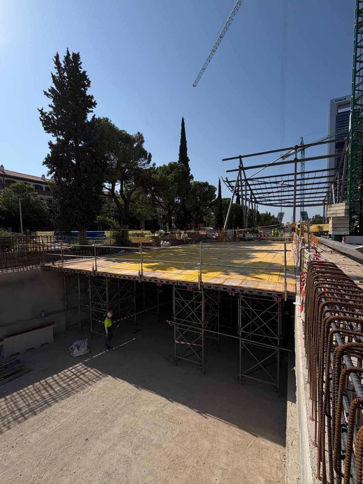 Montaje de Cimbra, Soterramiento de la Castellana (Ferrovial)